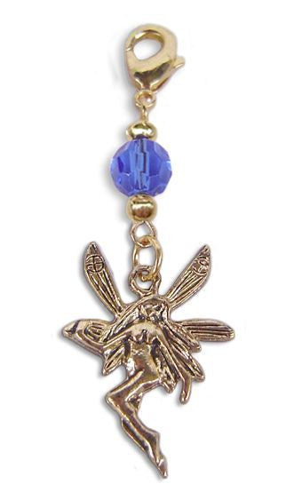 Gold Fairy Charm – Mini Hair Twister Accessory front view