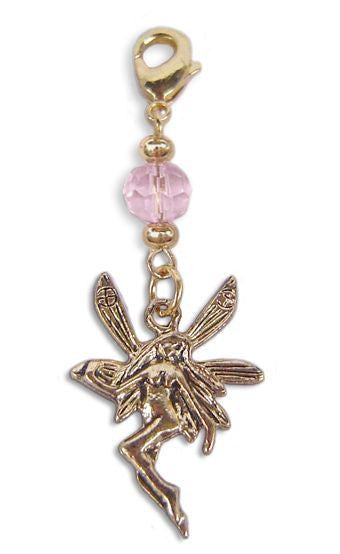Gold Fairy Charm – Mini Hair Twister Accessory front view