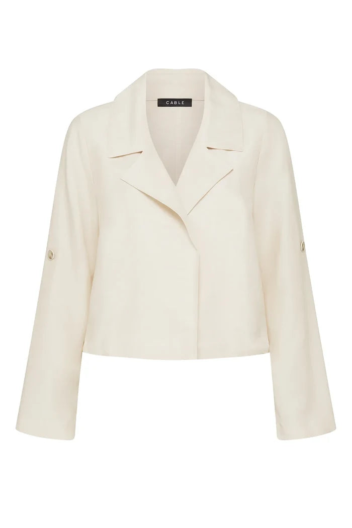 GOLDIE JACKET | Ecru - Darling & Domain