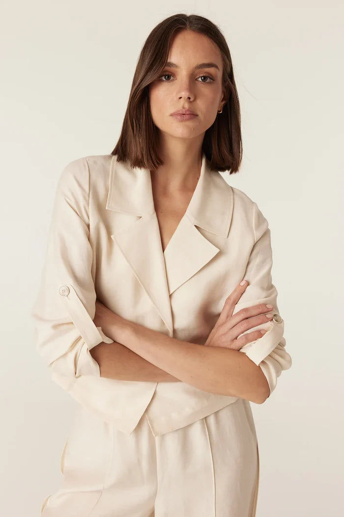 GOLDIE JACKET | Ecru - Darling & Domain