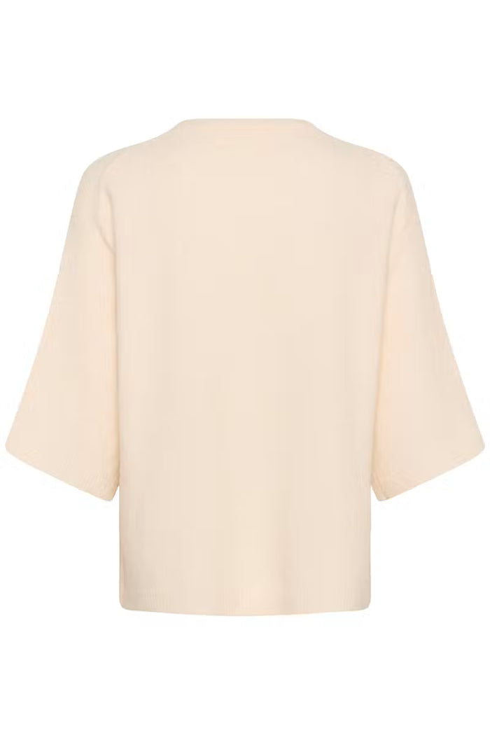 GUNIIW KNIT TEE in Whisper White Melange by Inwear