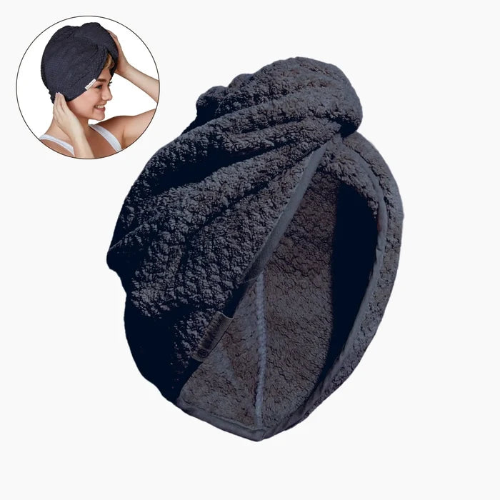 Hair Drying Towel (Charcoal)