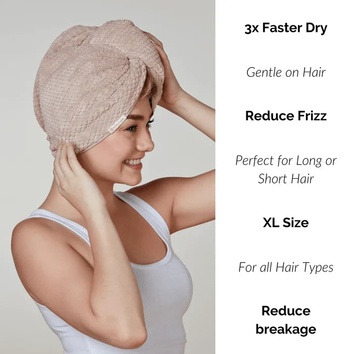 Hair Drying Towel (Charcoal)