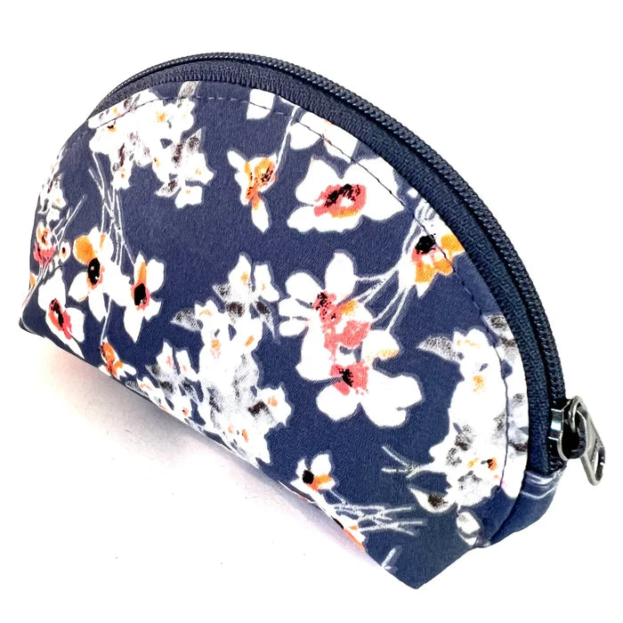 Half Moon Coin Purse- Assorted Colors/Patterns