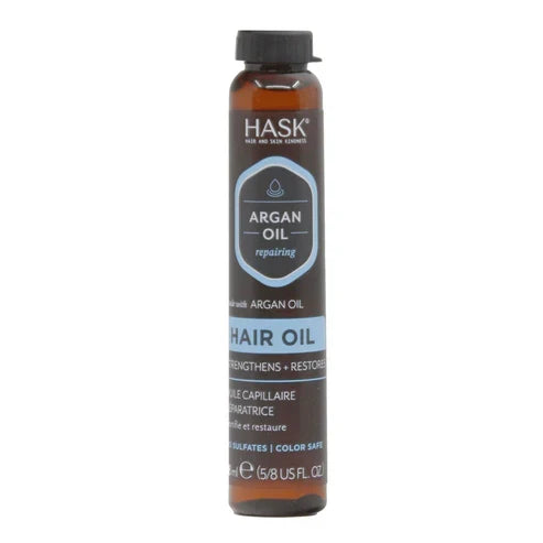 HASK Argan Oil Repairing Shine Hair Oil Vial 18ml