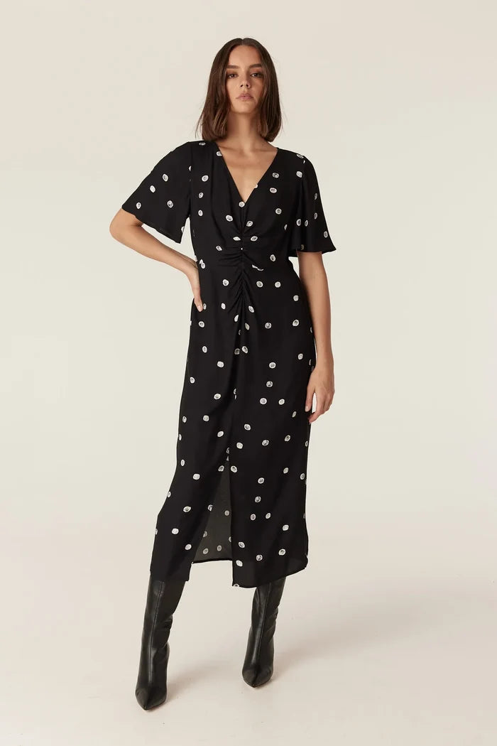 HEPBURN DRESS | Black Spot - Darling & Domain