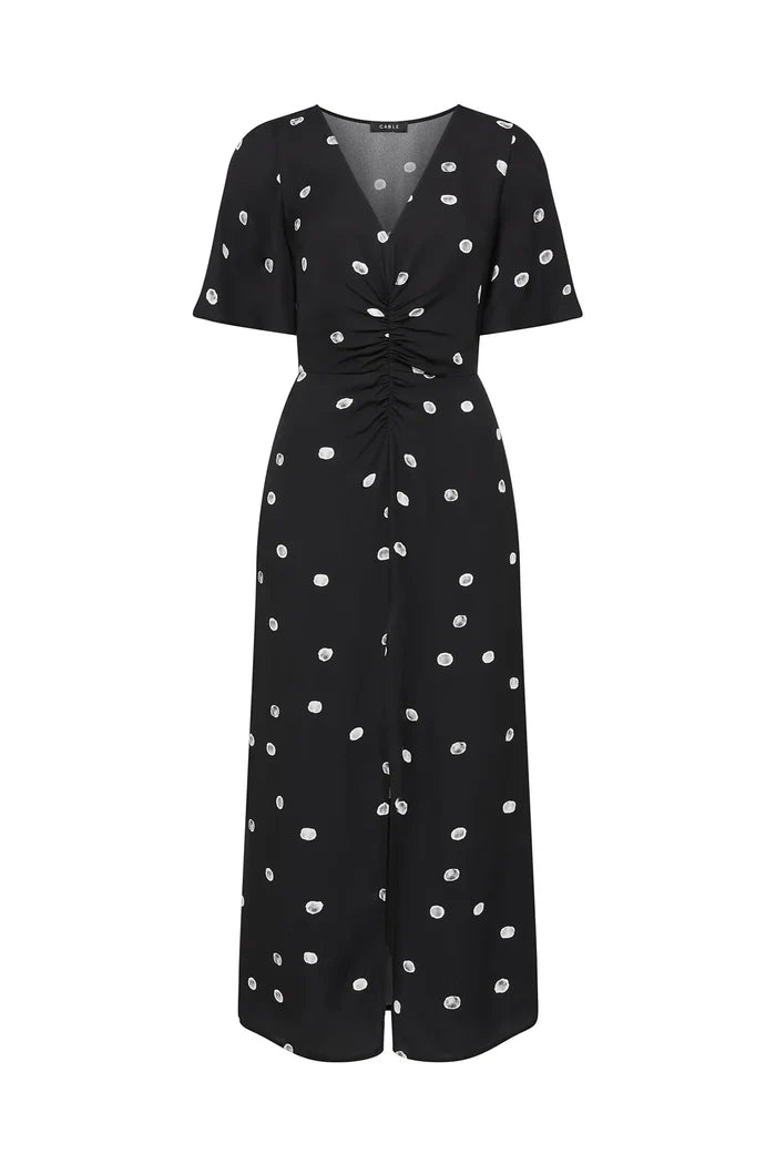 HEPBURN DRESS | Black Spot - Darling & Domain