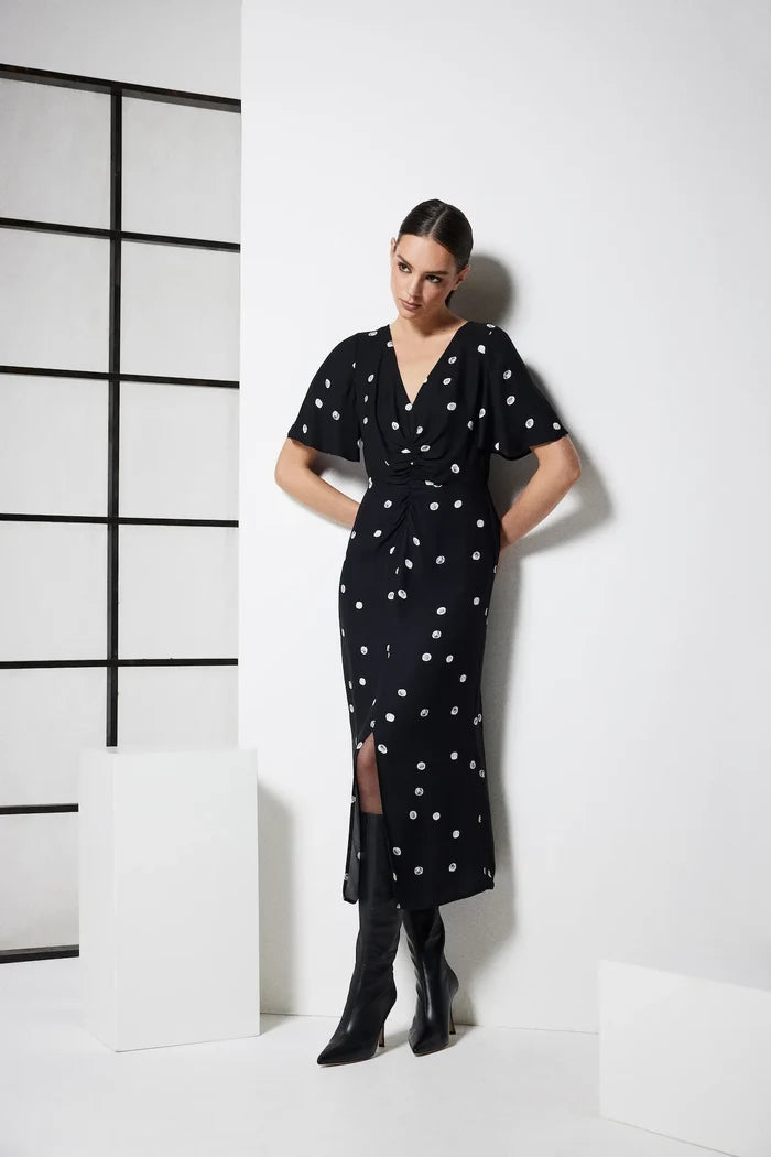 HEPBURN DRESS | Black Spot - Darling & Domain