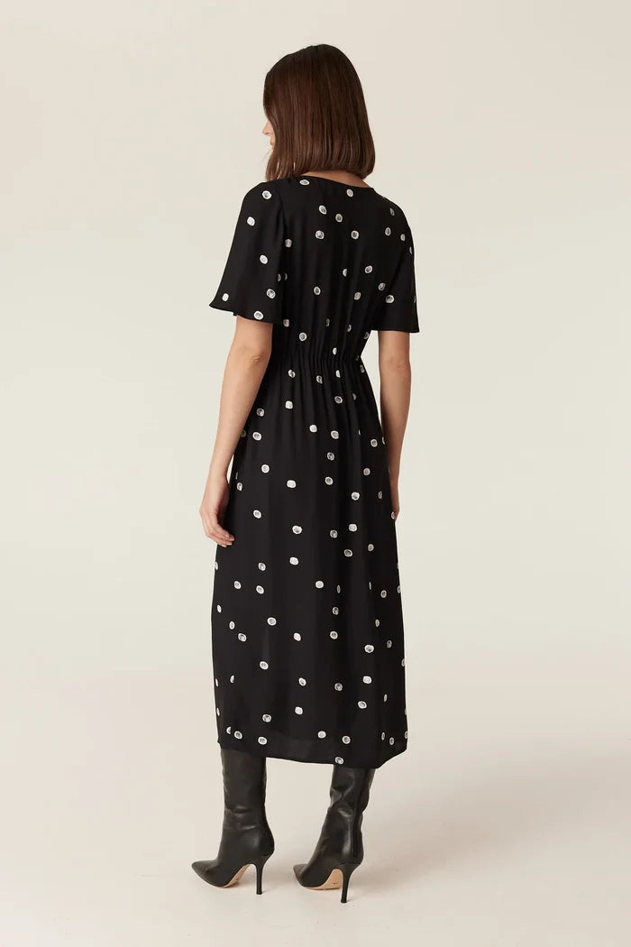 HEPBURN DRESS | Black Spot - Darling & Domain