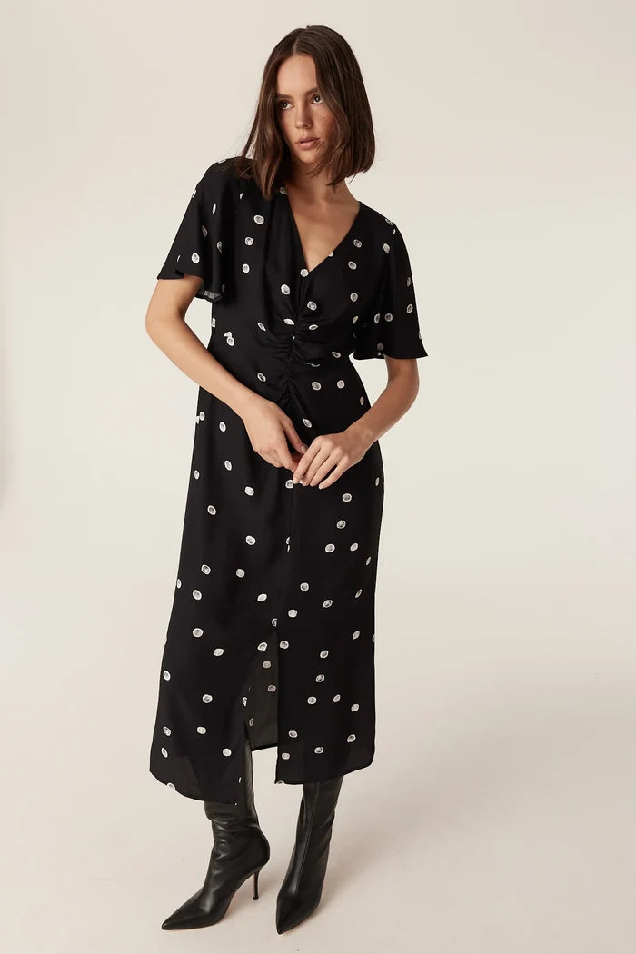 HEPBURN DRESS | Black Spot - Darling & Domain