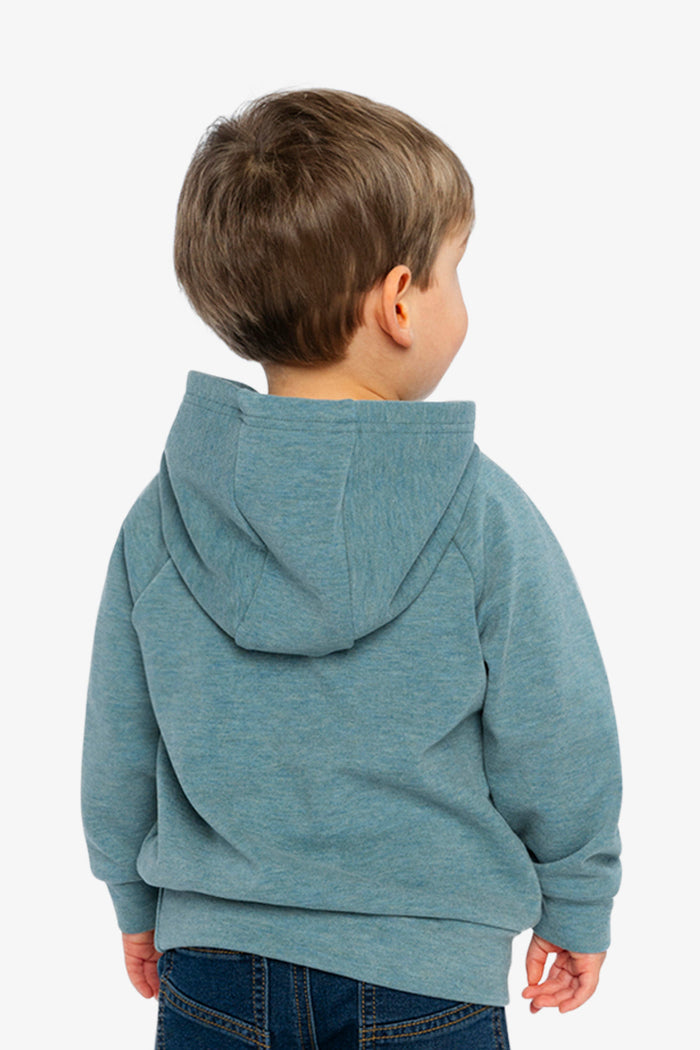 Hoodie With Screenprint Pale Turquoise-3