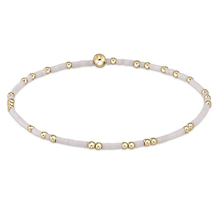 hope unwritten bracelet - white