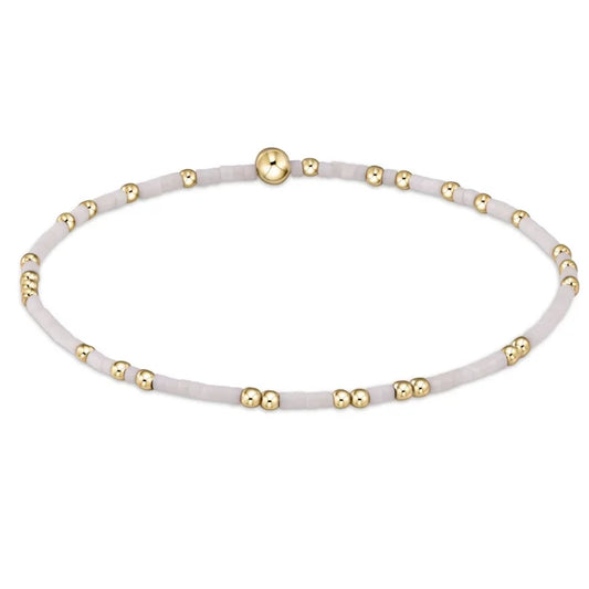 hope unwritten bracelet - white