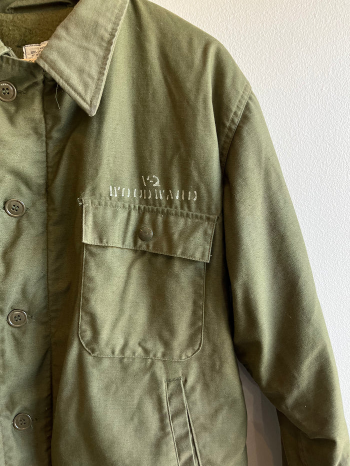 Vintage 1980’s USN A-2 Lined Deck Jacket - La Lovely Vintage