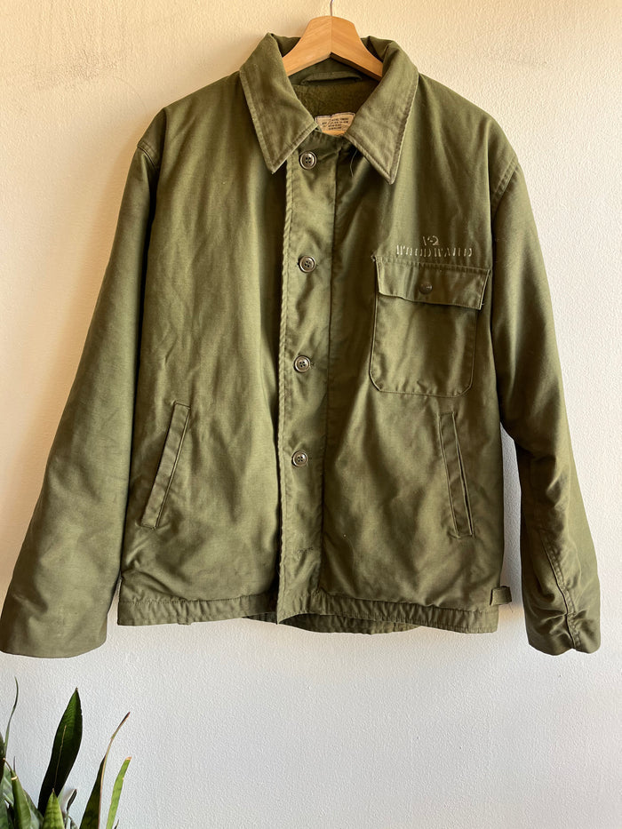 Vintage 1980’s USN A-2 Lined Deck Jacket - La Lovely Vintage