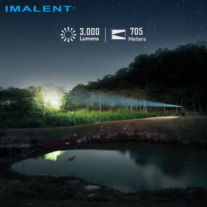 IMALENT BTL50 Digital Zoom Flashlight 3000 lumens - IMALENT®