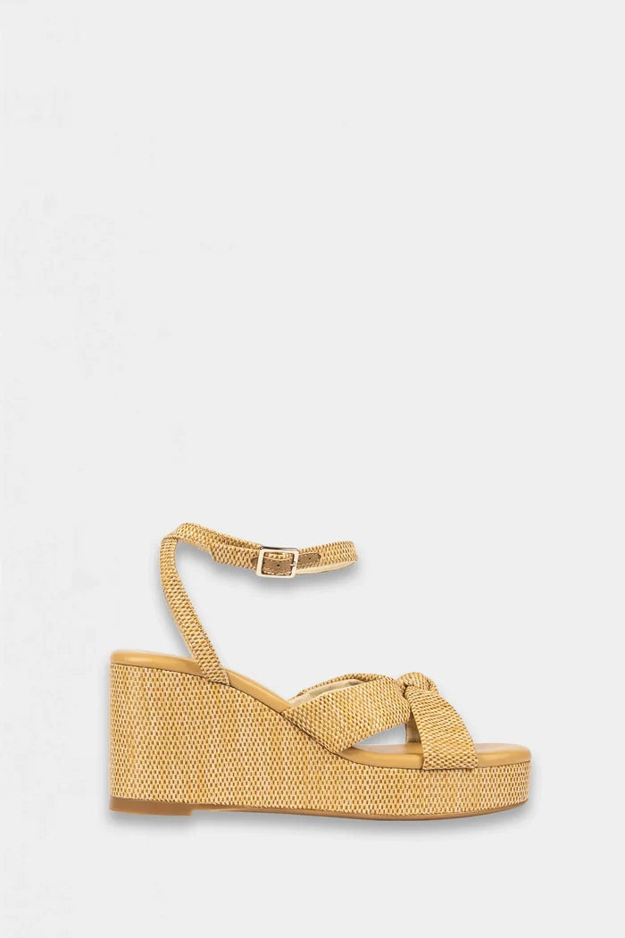 INCLINATION WEDGE in Salt Raffia by Zoe Kratzmann
