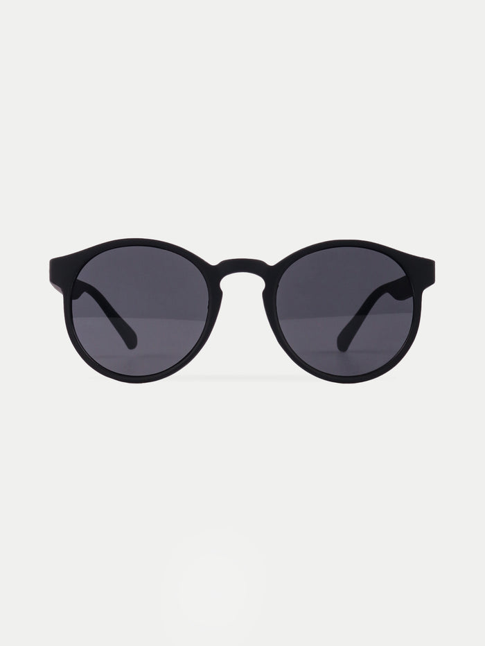 Indie Round Acrylic Sunglasses | Black-Image 1