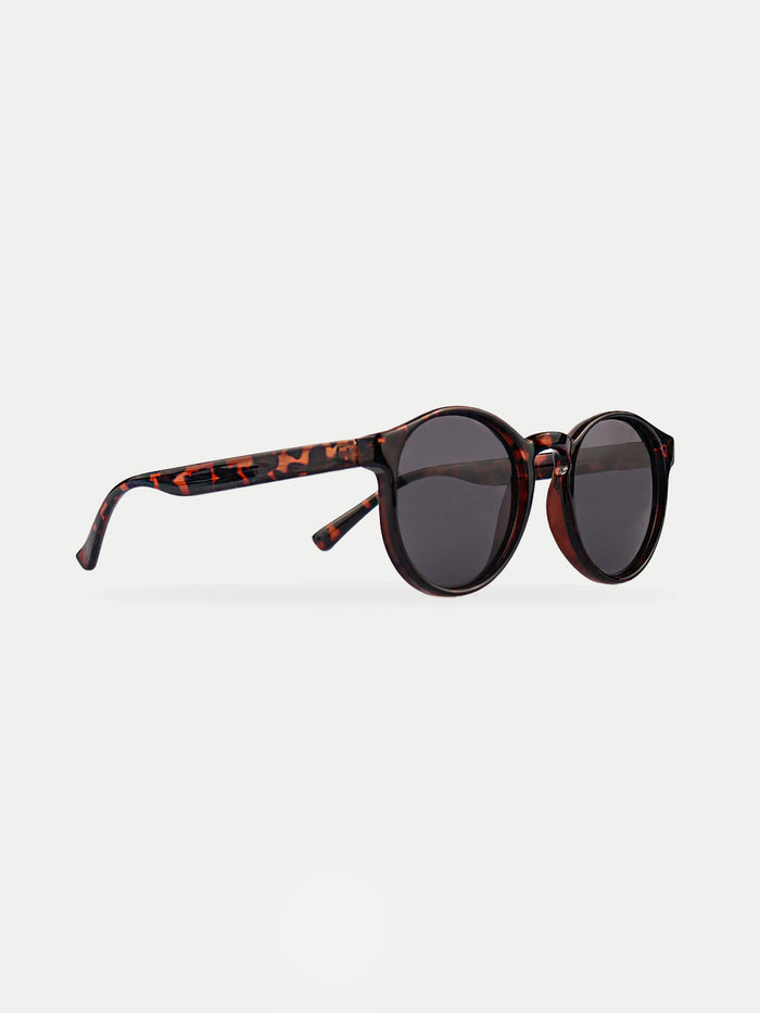 Indie Round Acrylic Sunglasses | Black-Image 4