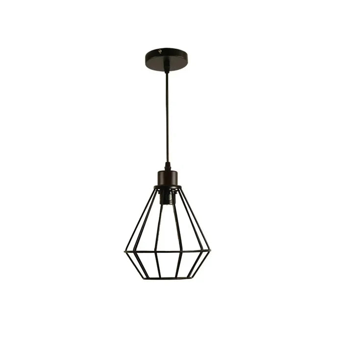 Industrial Metal E27 Bulb Guard Wire Cage Ceiling Pendant Light~5654