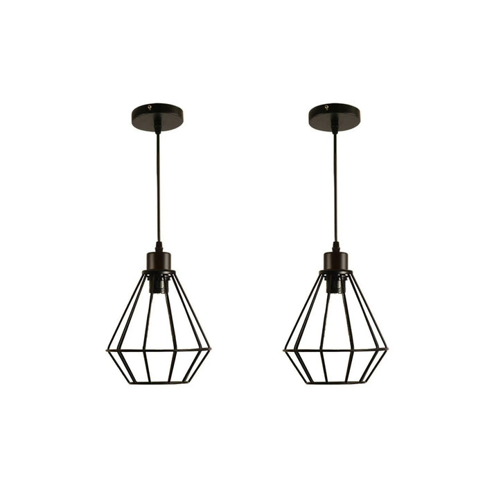 Industrial Metal E27 Bulb Guard Wire Cage Ceiling Pendant Light~5654