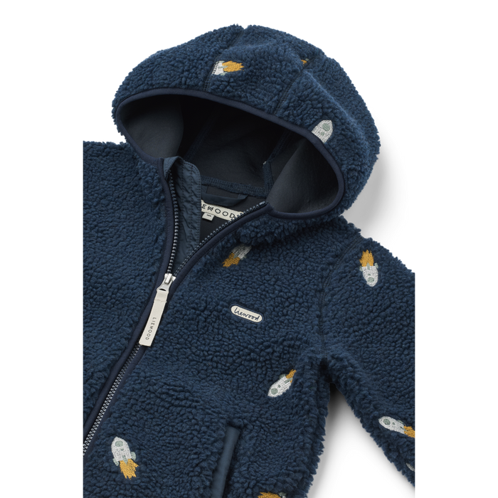 Liewood - Jacket - Mara - Rocket/Classic Navy - Details