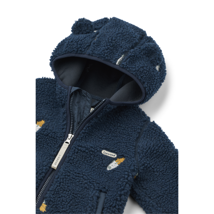 Jacket - Mara W/Ears - Rocket/Classic Navy - Details