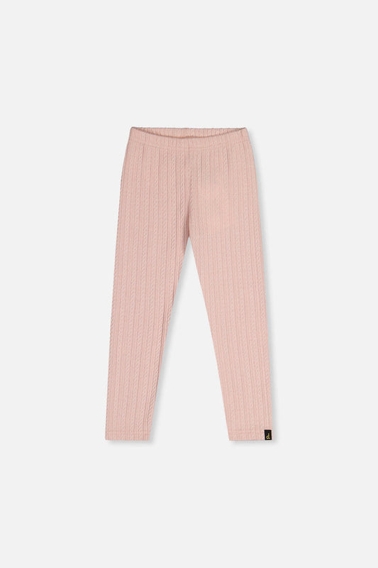 Jacquard Leggings Pale Dusty Pink-0