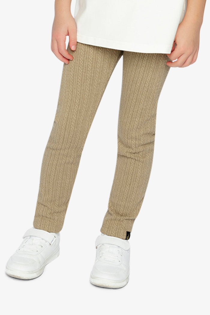 Jacquard Leggings Sage Green-1