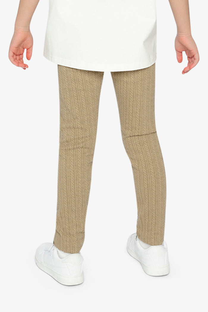 Jacquard Leggings Sage Green-3