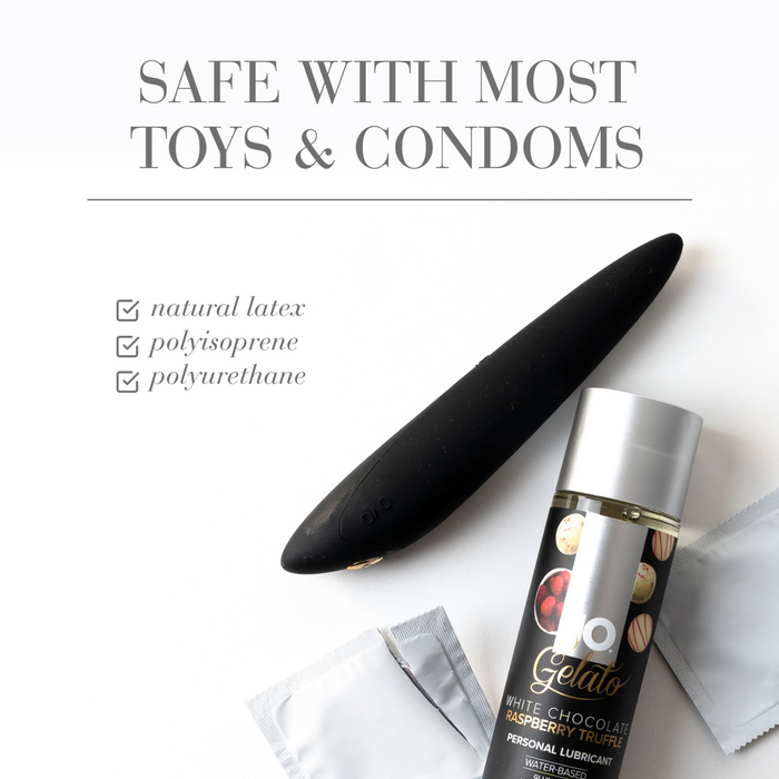 Jo Gelato White Chocolate Raspberry Truffle Lubricant - safe to use