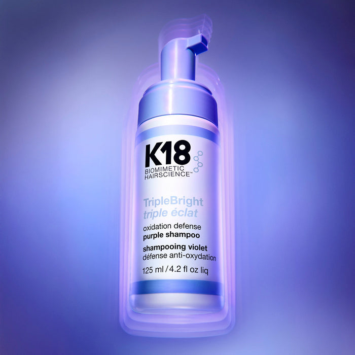 K18 TripleBright oxidation defense purple shampoo 125ml