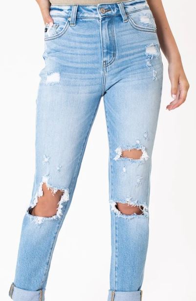 KanCan High Rise Mom Jeans