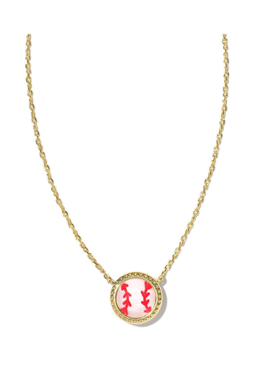 Kendra Scott Baseball Short Pendant Necklace