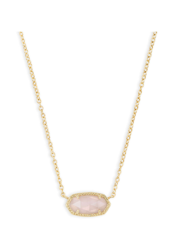 Kendra Scott Elisa Short Pendant Necklace: Gold Rose