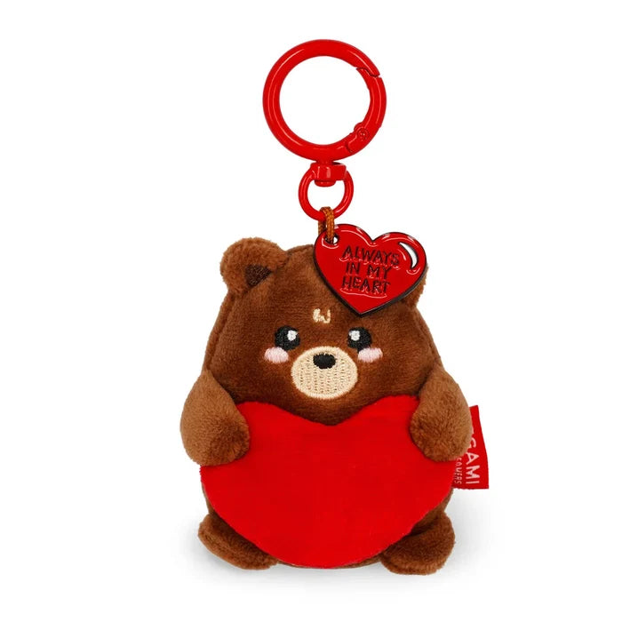 Keychain - Plush - Teddy Bear Heart