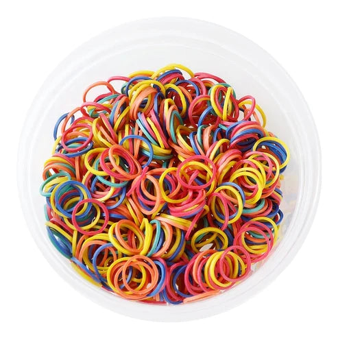 KIM & C 500pcs Large Rubber Bands (1.5inch) - Assorted