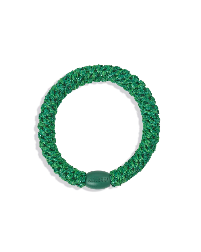 KKNEKKI ORIGINAL HAIR TIES in Esmeralda Glitter by KKNEKKI