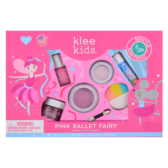 Klee Naturals - Pink Ballet Fairy - Klee Kids Deluxe Play Makeup Kit