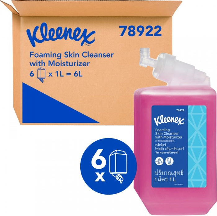 Kleenex 78922 Foaming Skin Cleanser with Moisturiser