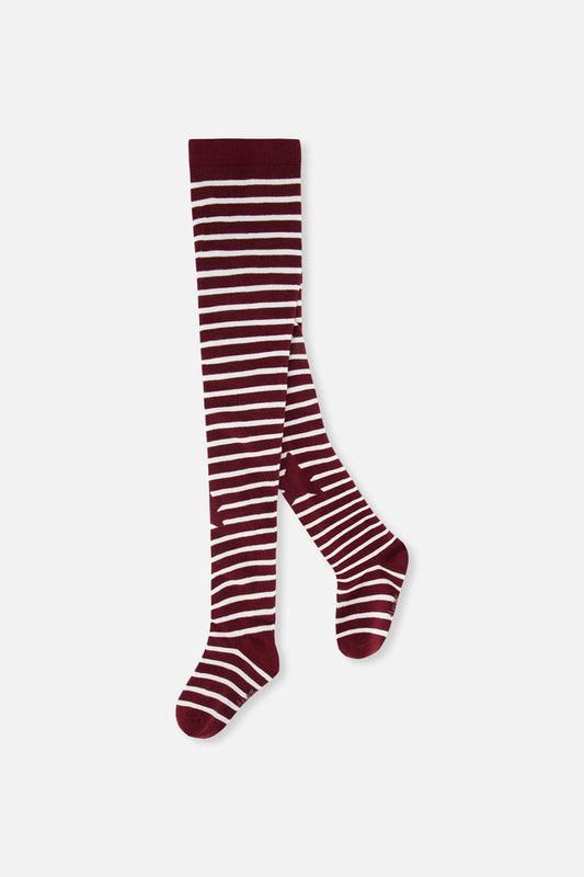 Knit Tights Reddish-Brown-0