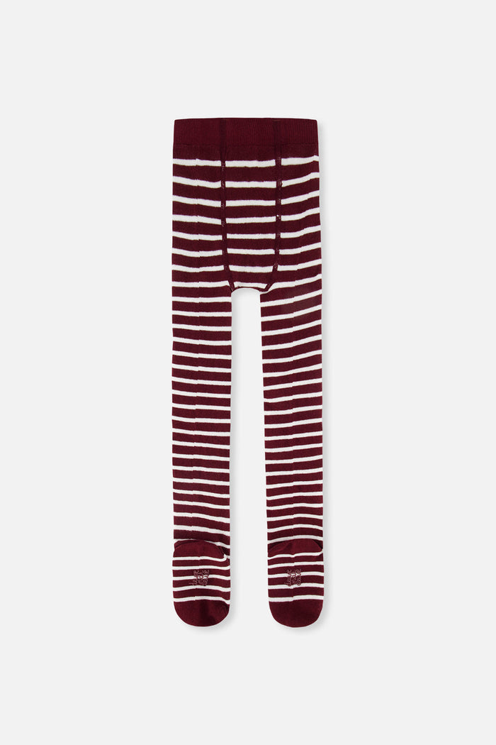 Knit Tights Reddish-Brown-2