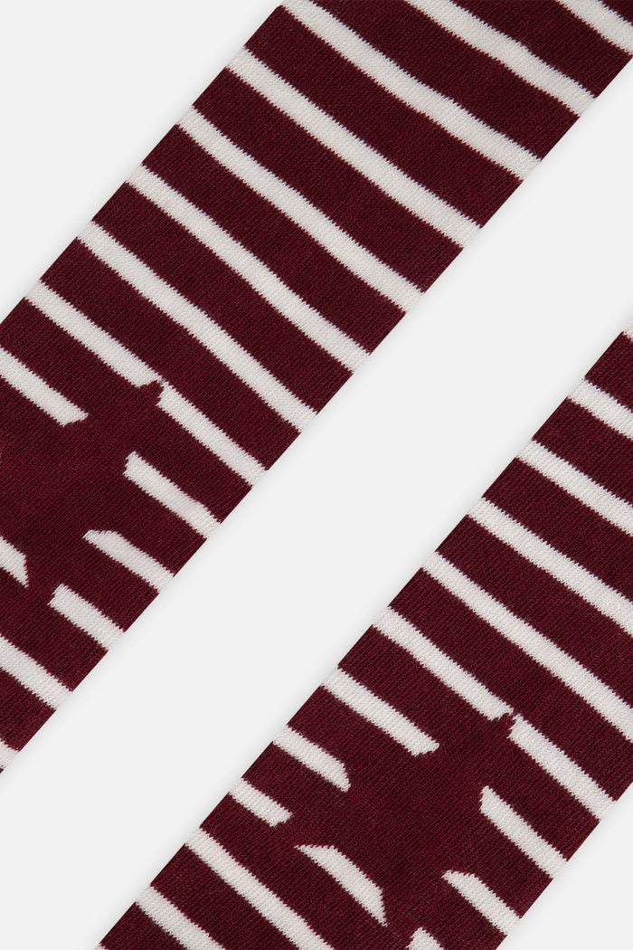 Knit Tights Reddish-Brown-3