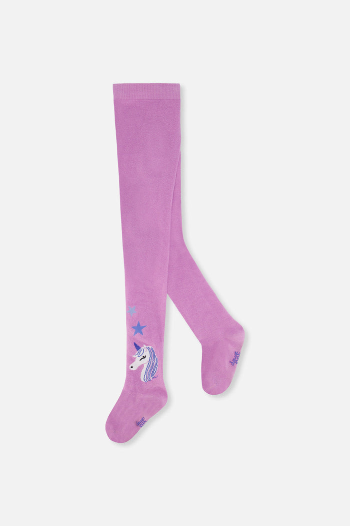 Knit Tights Violet-0