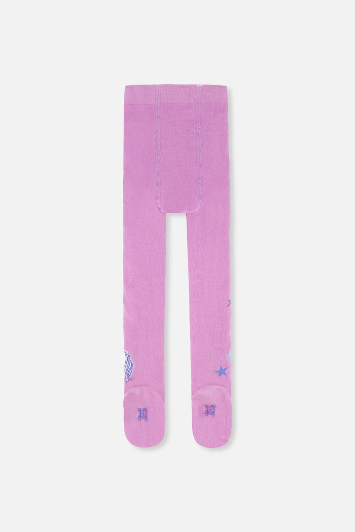 Knit Tights Violet-2