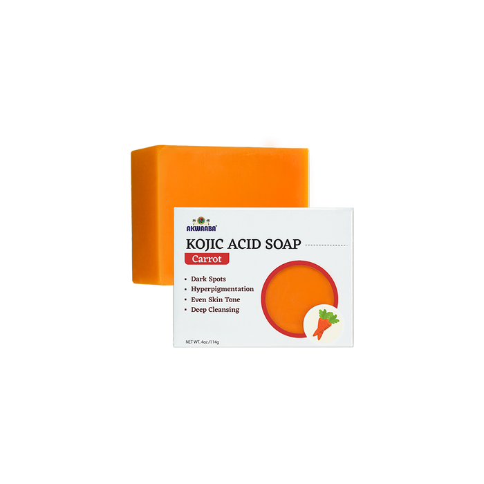 Kojic Acid Soap Bar (Carrot) | 4 oz.