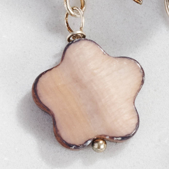 Kudu Mother of Pearl Earrings