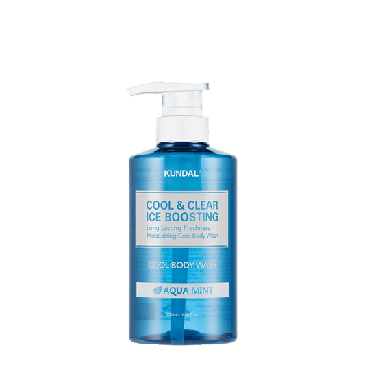 Kundal Cool & Clear Ice Boosting Body Wash Aqua Mint 500 ml - Beauty Tribe
