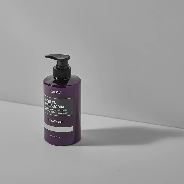 Kundal Honey And Macadamia Hydro - Intensive Protein Premium Hair Treatment Amber Vanilla 500 ml - Beauty Tribe