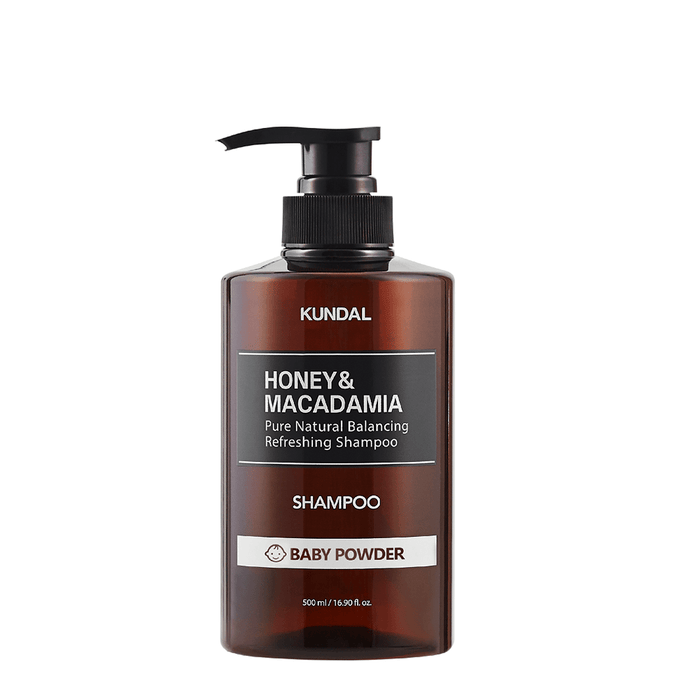 Kundal Honey & Macadamia Pure Natural Balancing Refreshing Shampoo Baby Powder 500 ml - Beauty Tribe